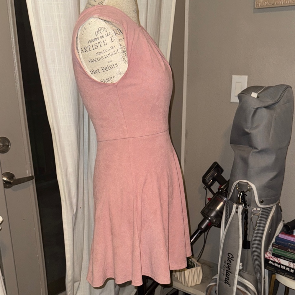 Teeze Me Elegant classy light Pink Sleeveless capsleeve dainty Dress size 3 - Picture 3 of 7